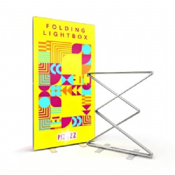 Folding Pop Up LED Fabric Lightbox